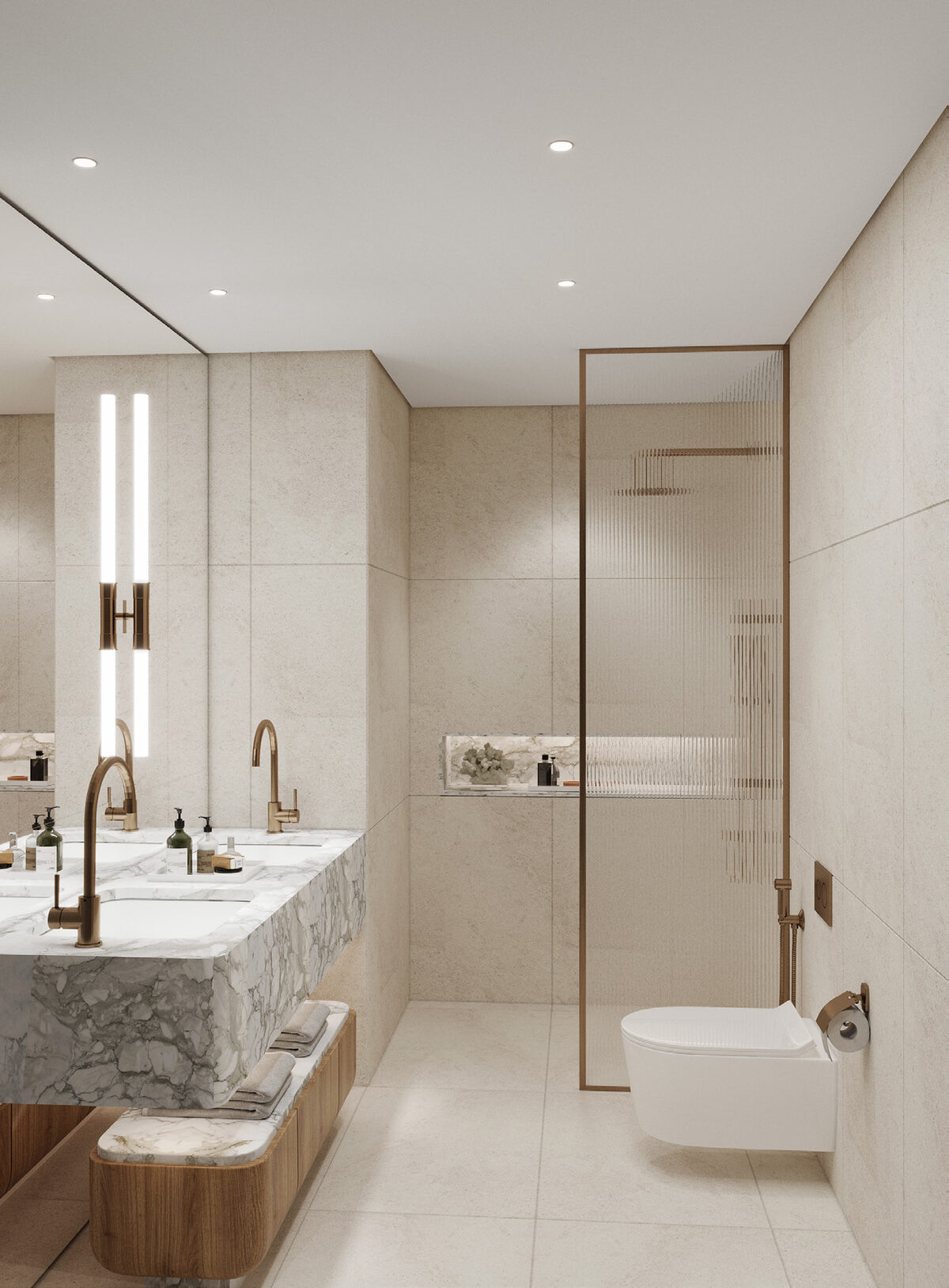 Marriott Residences JLT bathroom