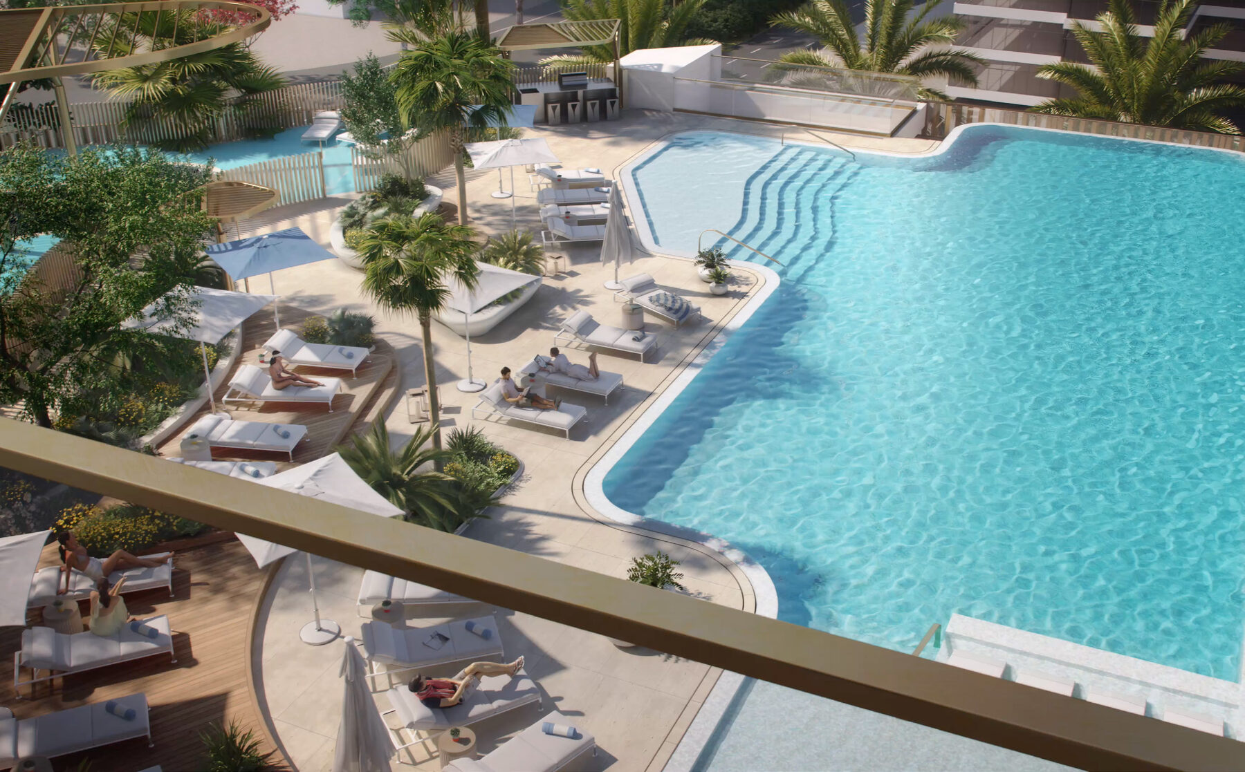 Marriott Residences JLT infinity pool